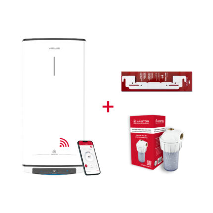 Termoacumulador Velis Pro Wifi + Filtro Anticalcario + Suporte para fixar Instafix